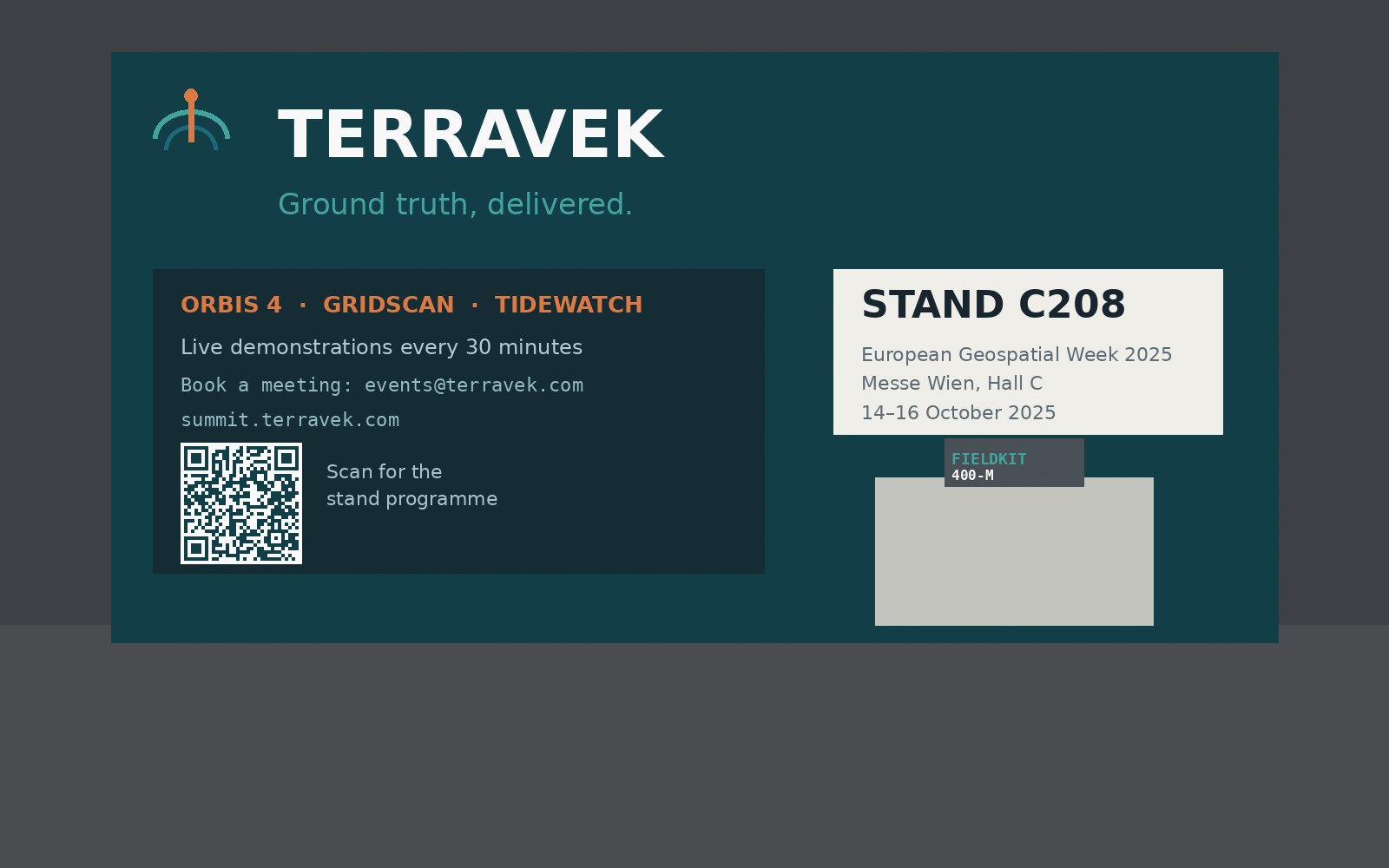 Stand C208, European Geospatial Week 2025
