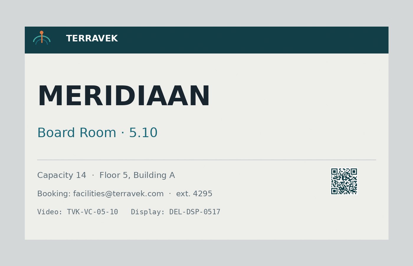 Meridiaan (5.10) — the board room