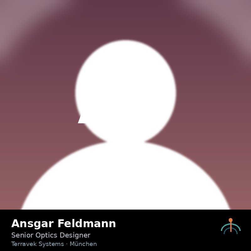 Portrait of Ansgar Feldmann