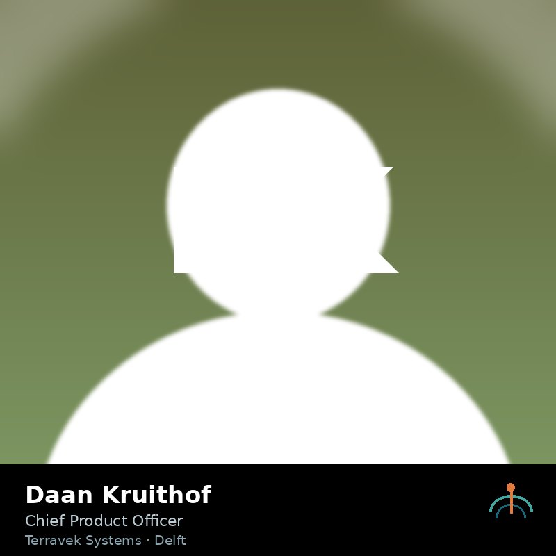 Portrait of Daan Kruithof
