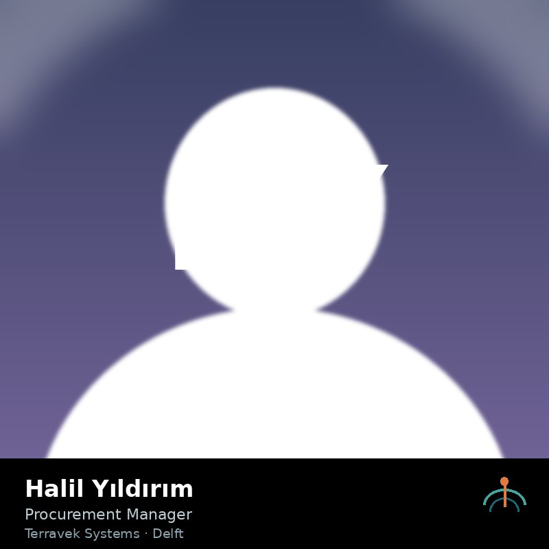 Portrait of Halil Yıldırım