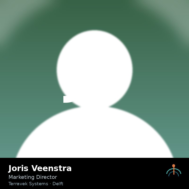 Portrait of Joris Veenstra