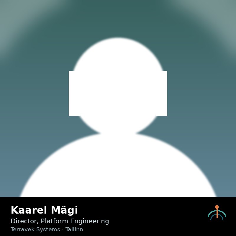 Portrait of Kaarel Mägi