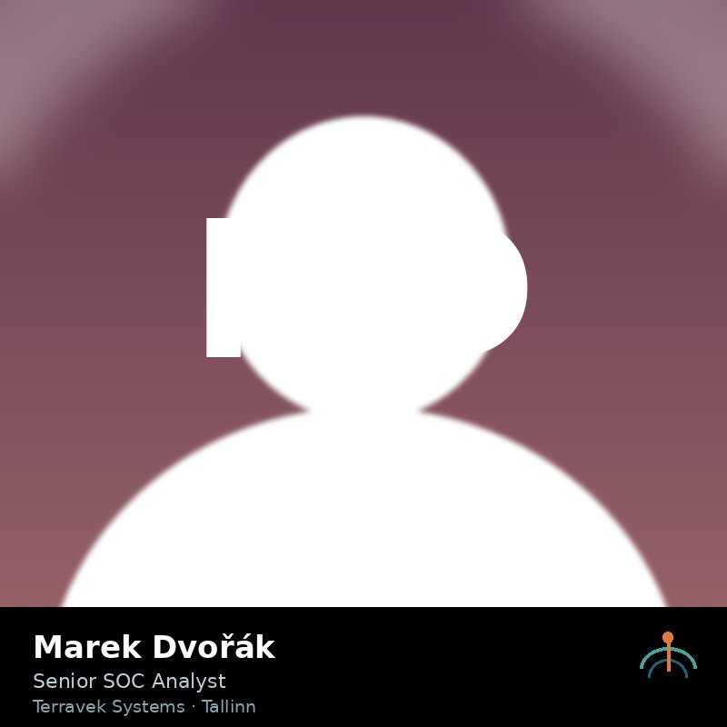 Portrait of Marek Dvořák