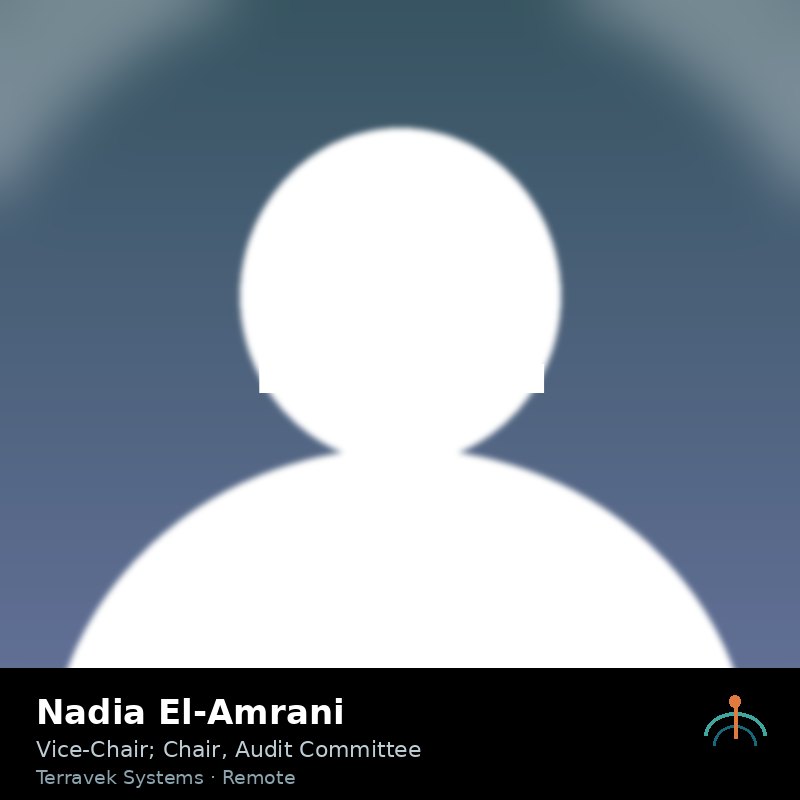 Portrait of Nadia El-Amrani
