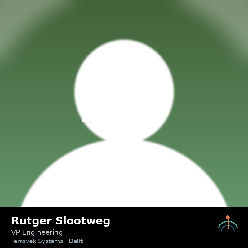 Portrait of Rutger Slootweg