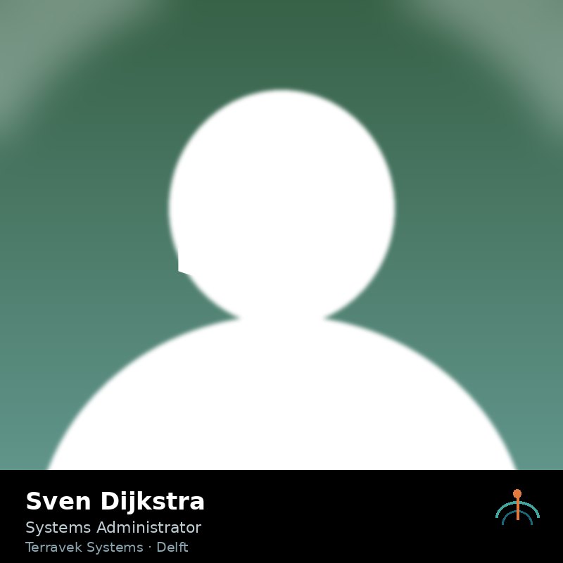 Portrait of Sven Dijkstra