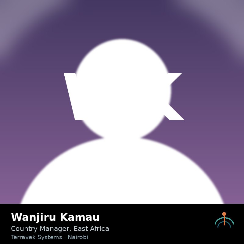 Portrait of Wanjiru Kamau
